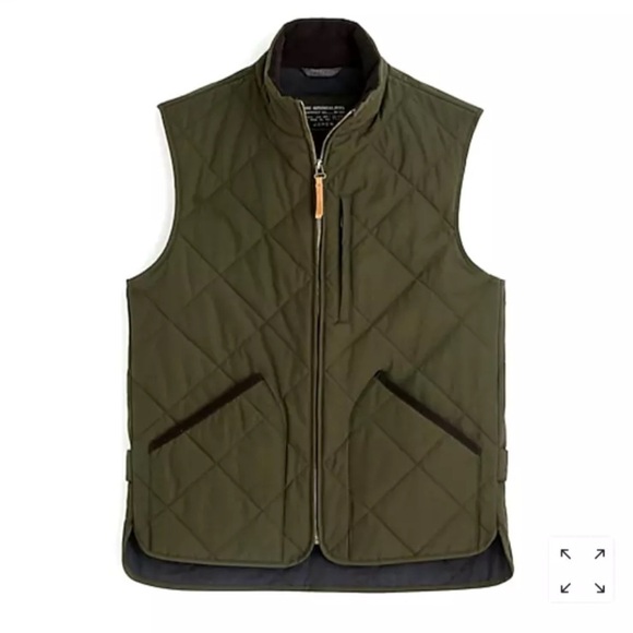 J.CrewSussex quilted vest with eco-friendly PrimaLoft Green Size medium men